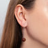 Red Picasso Jasper | .925 Sterling Silver | Gemstone Chain Drop Threader Earrings